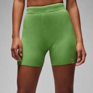 NWT Jordan x UNION x Bephies Beauty Supply Biking Shorts Lime Ice/Coconut Milk